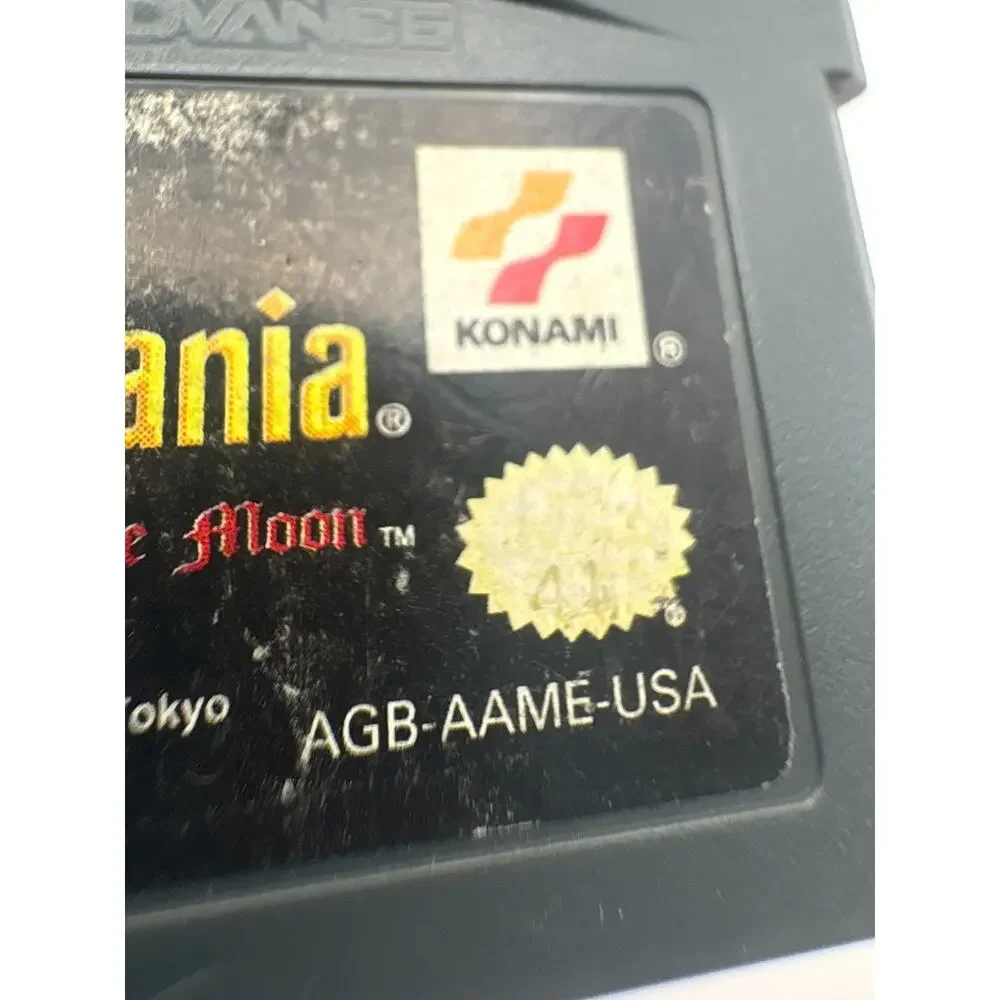 Castlevania Circle of the Moon - Game Boy Advance - Cartridge - Tested Authentic